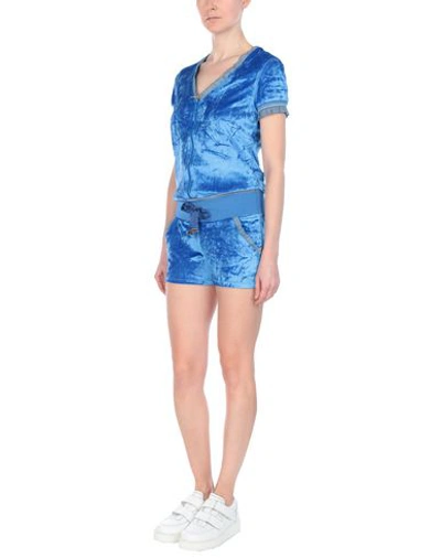 Shop Roberto Cavalli Overalls In Blue