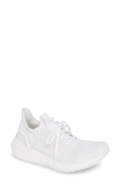 Shop Adidas Originals Ultraboost 19 Running Shoe In White/ Grey/ Core Black