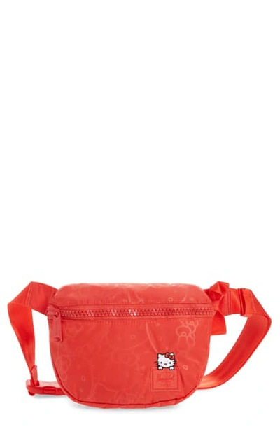 Shop Herschel Supply Co Hello Kitty Fifteen Belt Bag - Red