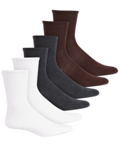 Shop Hue Women's 6 Pack Crew Socks In Assorted Pack