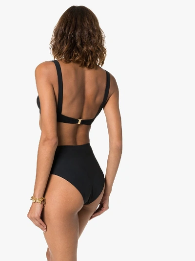Shop Onia X We Wore What Sorrento Riviera Bikini In Black