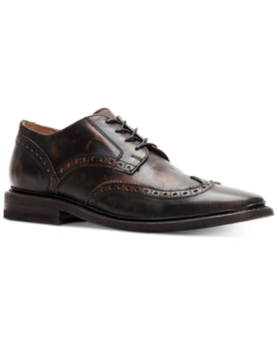 Shop Frye Men's Paul Wingtip Oxfords Men's Shoes In Black