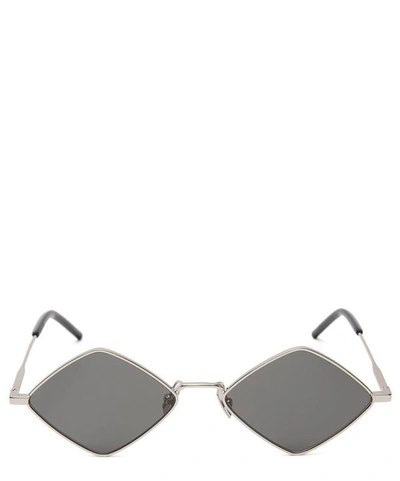 Shop Saint Laurent Lisa Geometric Sunglasses In Silver