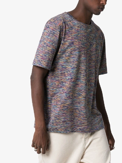 Shop Missoni Marled Short-sleeve T-shirt In Multicolour