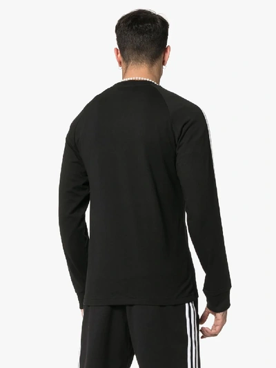 Shop Adidas Originals Adidas 3-stripe Sweatshirt In Black