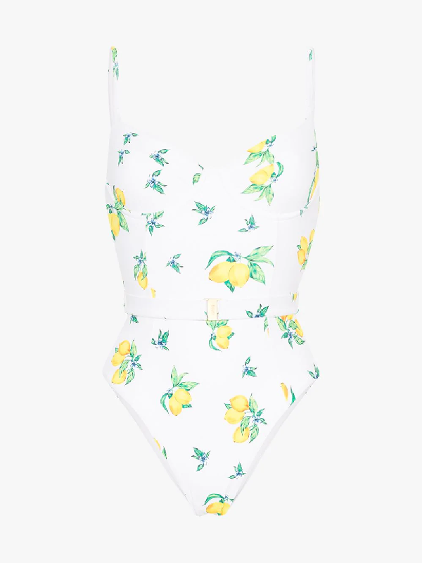onia belted swimsuit