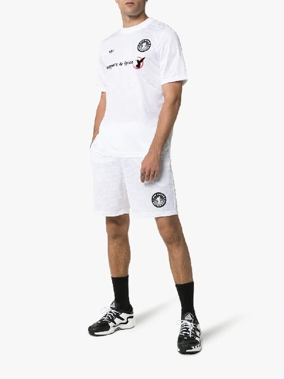 Shop Adidas Originals Adidas X Nts Radio Printed T-shirt In White