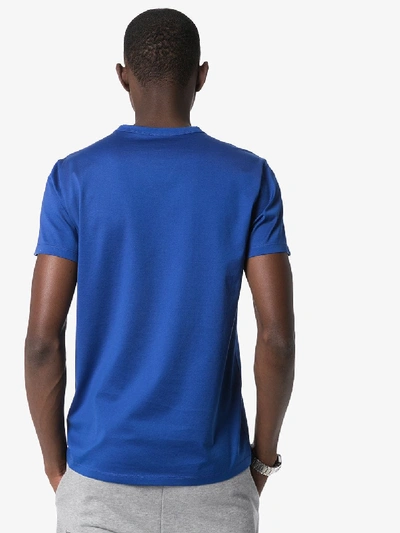 Shop Moncler Sd Logo T-shirt In Blue