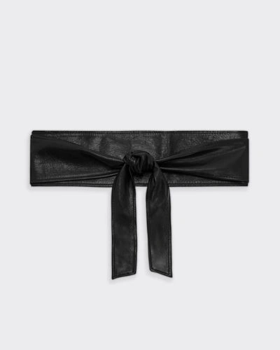 Shop Iro Simply Belt In Black
