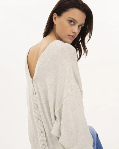 Shop Iro Bold Sweater In Off White