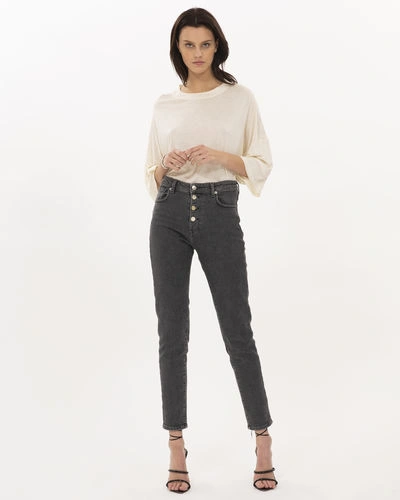 Shop Iro Gaety Jeans In Black Stone