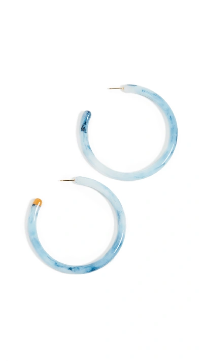 Shop Cult Gaia Geneva Earrings In Opal Blue