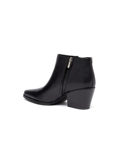 Shop Sam Edelman 'walden' Leather Ankle Boots In Black