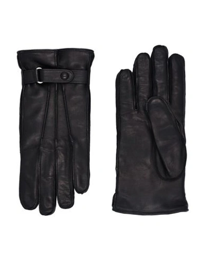 Shop Ermenegildo Zegna Gloves In Black