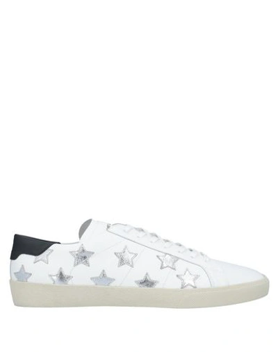 Shop Saint Laurent Sneakers In White