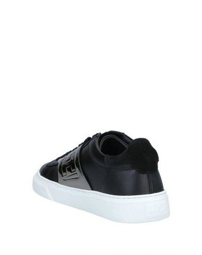 Shop Hogan Man Sneakers Black Size 8.5 Soft Leather