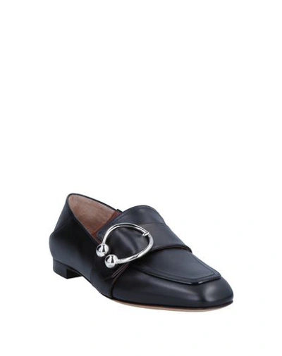 Shop Bally Woman Loafers Black Size 6 Calfskin