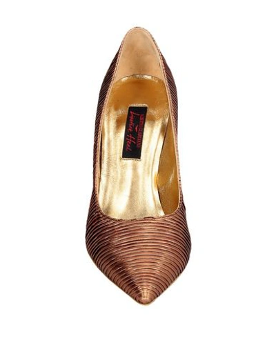 Shop Alberto Guardiani Pumps In Bronze