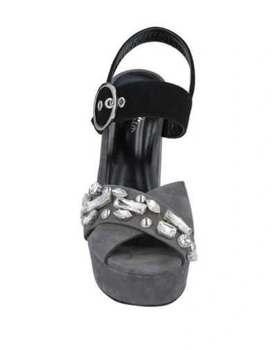 Shop Carpe Diem Sandals In Grey