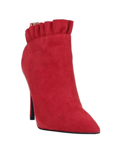 Liu •jo Ankle Boots In Red