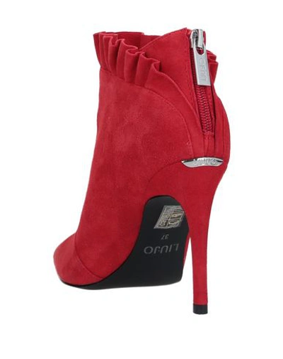 Liu •jo Ankle Boots In Red
