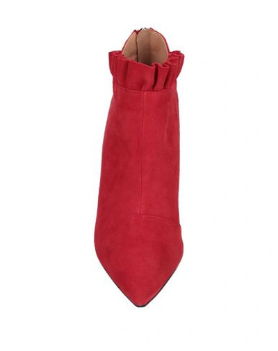 Liu •jo Ankle Boots In Red