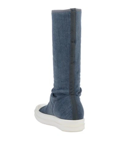 Shop Rick Owens Drkshdw Boots In Blue