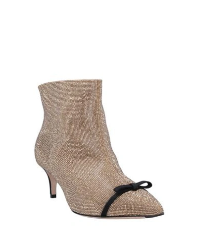 Shop Marco De Vincenzo Ankle Boot In Gold