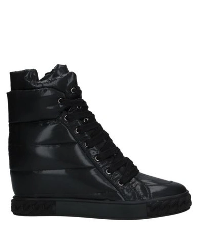 Shop Casadei Sneakers In Black