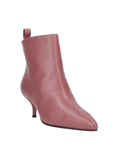 Shop L'autre Chose L' Autre Chose Woman Ankle Boots Blush Size 6 Soft Leather In Pink