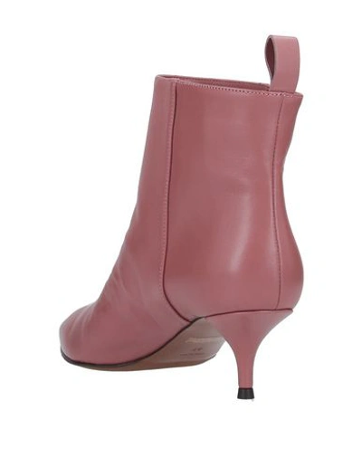 Shop L'autre Chose L' Autre Chose Woman Ankle Boots Blush Size 6 Soft Leather In Pink