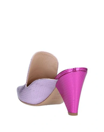 Shop Aldo Castagna Mules In Pink