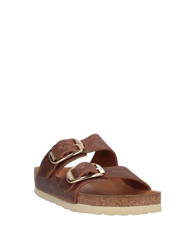 Birkenstock Sandals In Tan