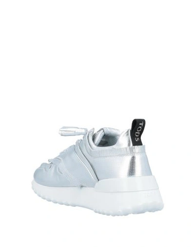 Tod's Sneakers In Silver