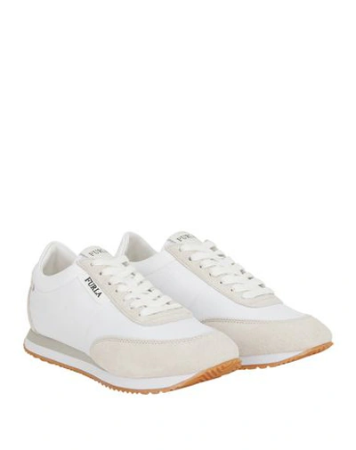 Shop Furla Sneakers In Light Grey