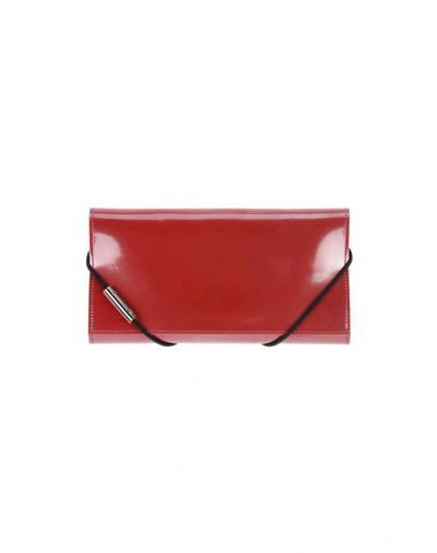 Shop Maison Margiela Checkbook Holder In Red