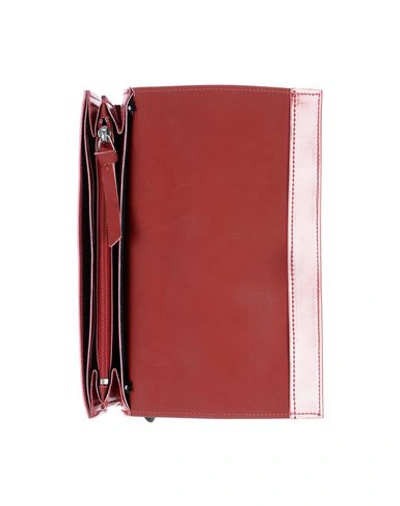 Shop Maison Margiela Checkbook Holder In Red