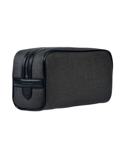 Shop Ermenegildo Zegna Beauty Case In Steel Grey