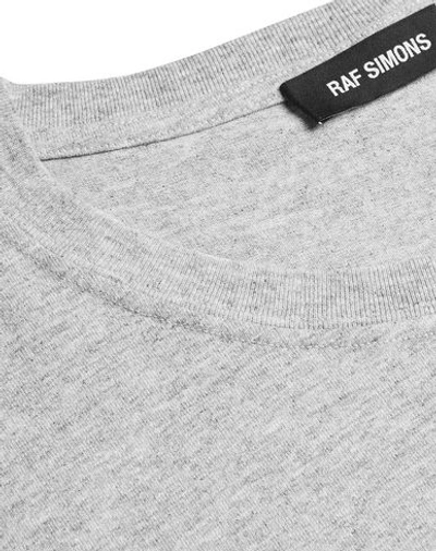 Shop Raf Simons T-shirts In Light Grey