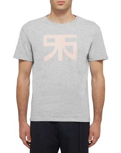 Shop Raf Simons T-shirts In Light Grey