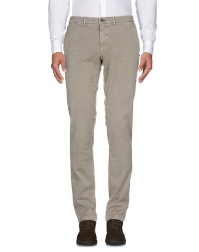 Shop Mason's Man Pants Khaki Size 38 Cotton, Elastane In Beige