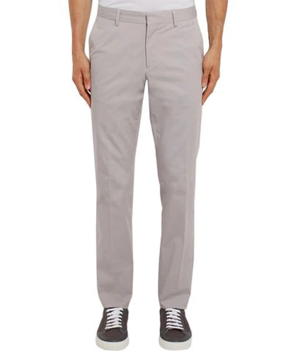 Shop Ermenegildo Zegna Zegna Man Pants Light Grey Size 40 Cotton, Elastane