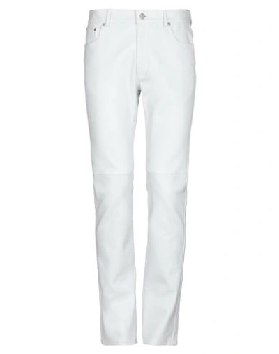 Shop Maison Margiela Casual Pants In White