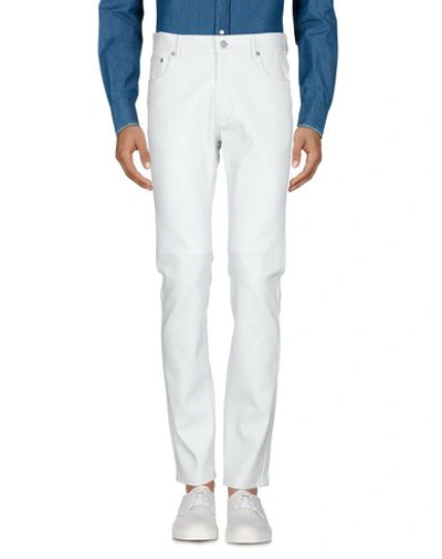 Shop Maison Margiela Casual Pants In White