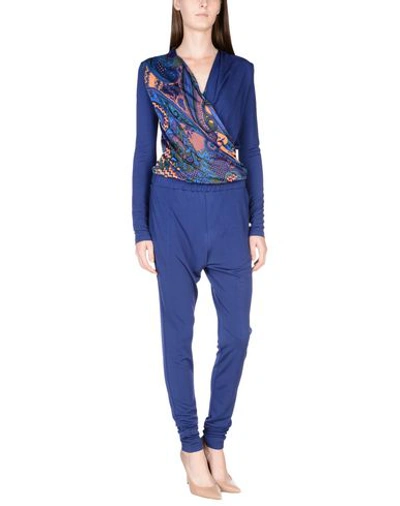 Shop Versace Jeans Jumpsuit/one Piece In Blue