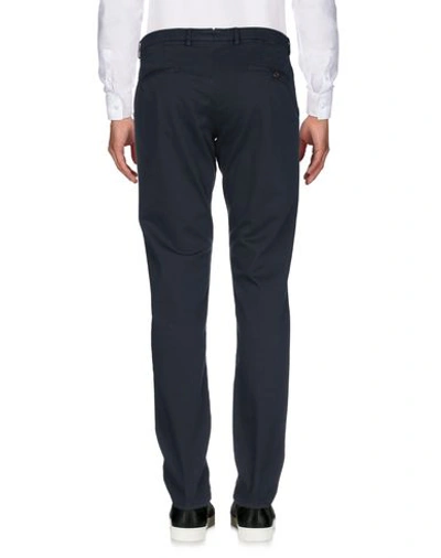 Berwich Tailored Wool Pants With Straight Leg In Blue