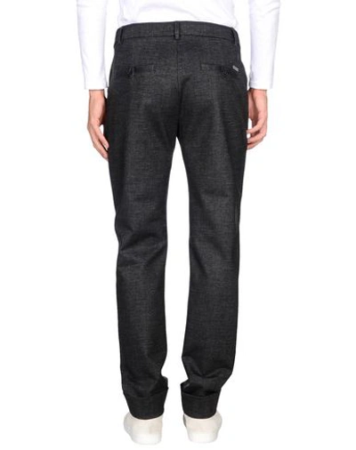 Shop Bikkembergs Casual Pants In Steel Grey