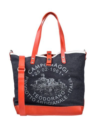 Shop Campomaggi Handbag In Dark Blue