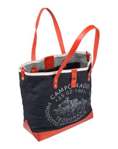 Shop Campomaggi Handbag In Dark Blue