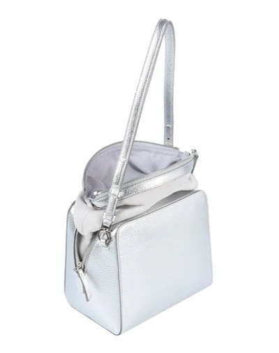 Shop Maison Margiela Shoulder Bag In Silver